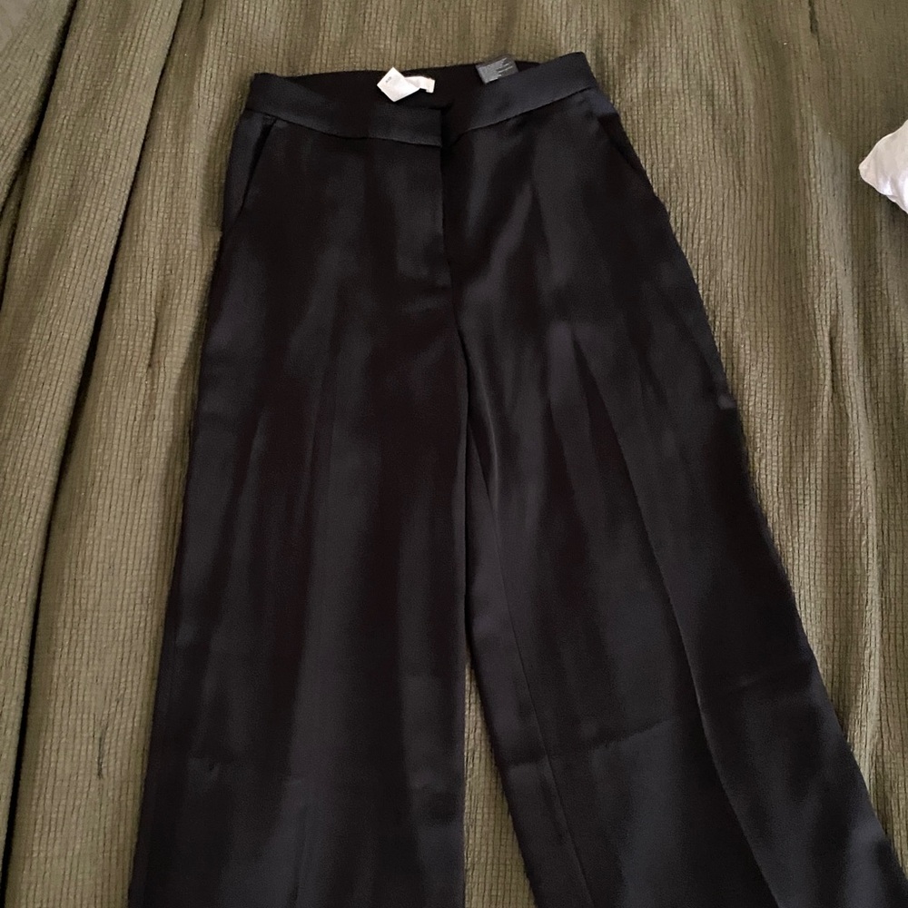 Elegant Black Wide-Leg Pants